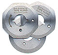 Kreismesser Kuris für Type Novita, Außendurchm.: 50 mm, Aufnahme: 16 mm, Stärke: 1,0 mm, rund