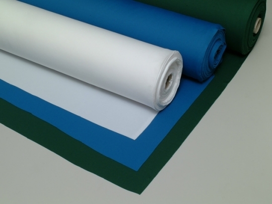 Polyester-Stretchstoff, Weiß, Breite=1500mm