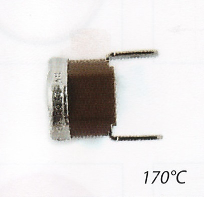 Sicherheits-Thermostat 170°C.